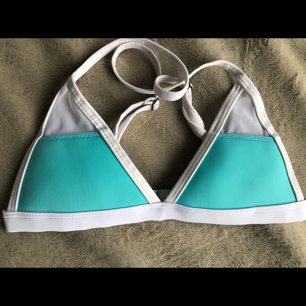 Hoaka Swimwear Blue mesh top